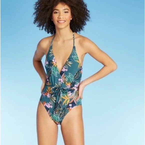 Sea Angel Other - Sea Angel Floral Swimsuit With Lightly Padded Cups Size Small